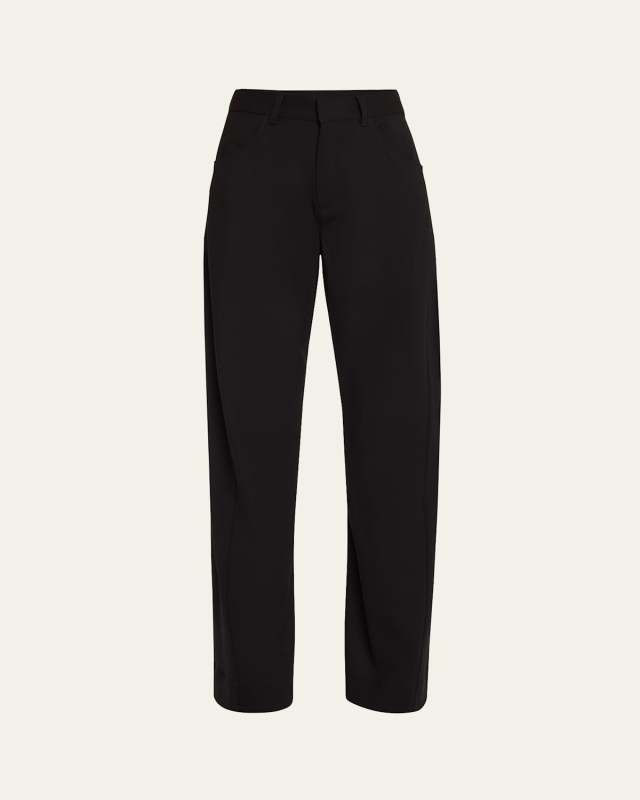 Wool Twisted-Seam Pants